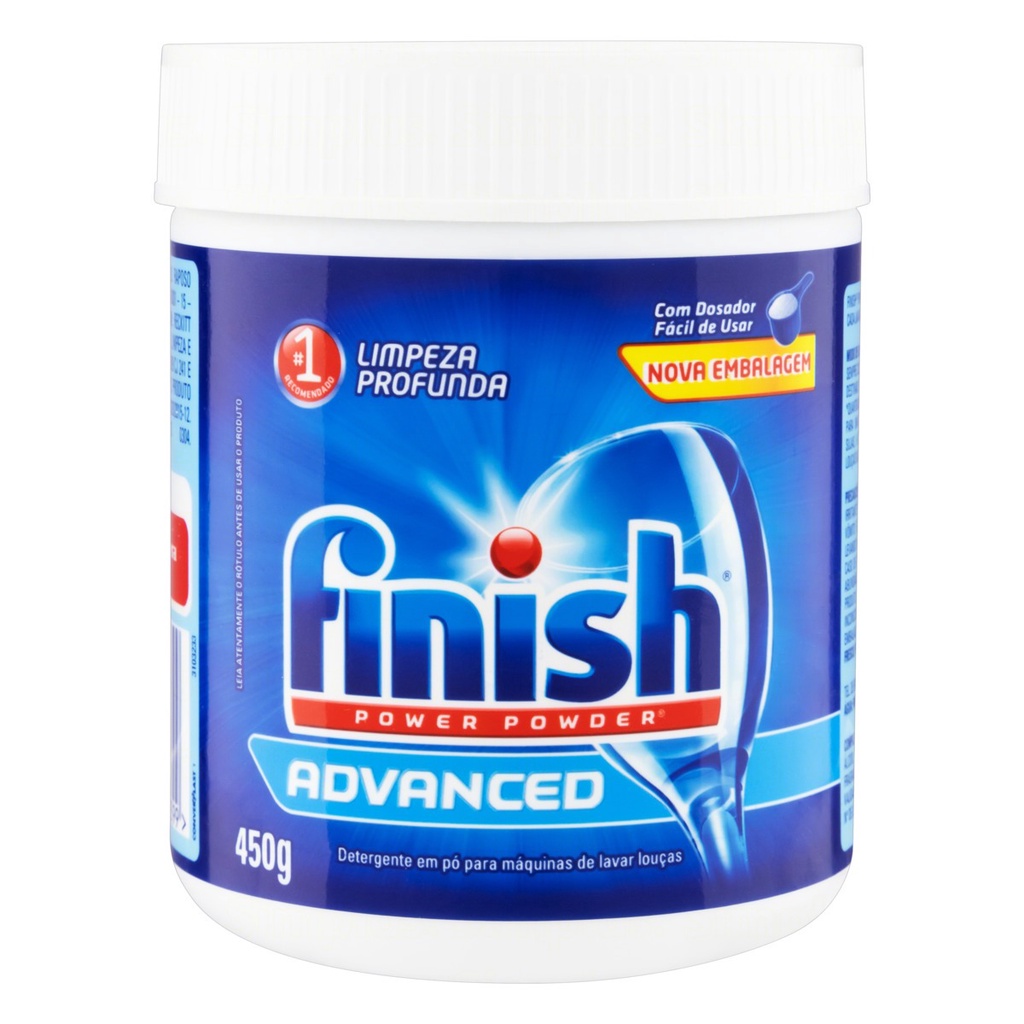 Detergente para Lava Louças em Pó Finish 450g