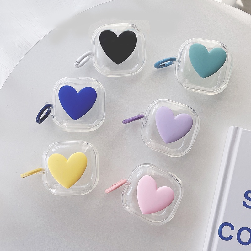 Capa Para Samsung Galaxy Buds Live/2/Pro/FE Fofa De Silicone TPU Transparente Fo