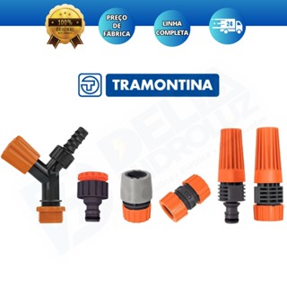 Engate Rápido Esguicho Torneira Mangueira de Jardim 1/2 Tramontina Plástico Emenda União Bico
