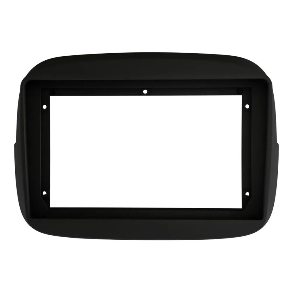 MOLDURA PAINEL MULITMIDIA 9 POLEGADAS FIAT MOBI PRETA FOSCA