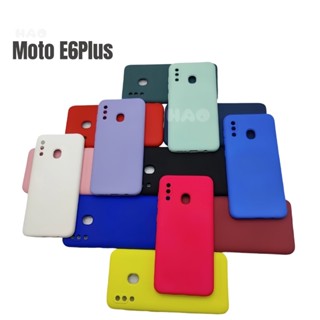 Capa Capinha Silicone Aveludada Case Para Motorola Moto E6 Plus