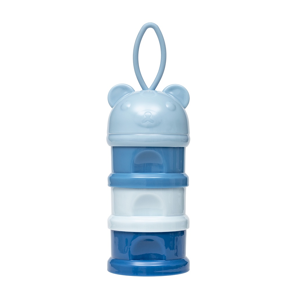 Potes Empilhaveis Para Snack E Leite Em Pó 3 Em 1 Ursinho Azul 16235 - Buba em Oferta na Shopee