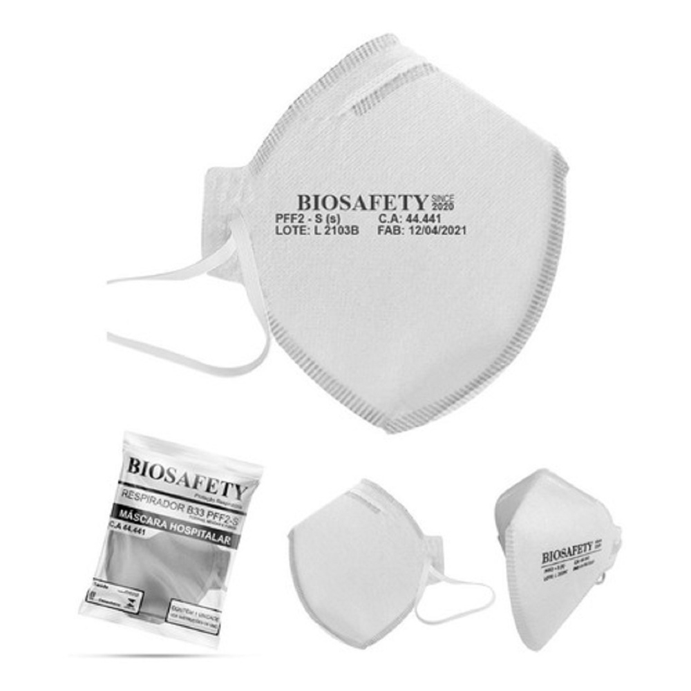 MÁSCARA DESCARTÁVEL  PFF2 SEM VÁLVULA em Oferta na Shopee