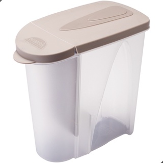 Porta Sabão Em Pó Com Dosador Economico 500g Tampa Cinza em Oferta na Shopee