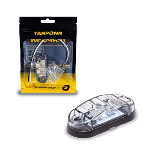 Lanterna Delimitadora Lateral Branca Carreta Caminhão Reboque 12/24v em Oferta na Shopee