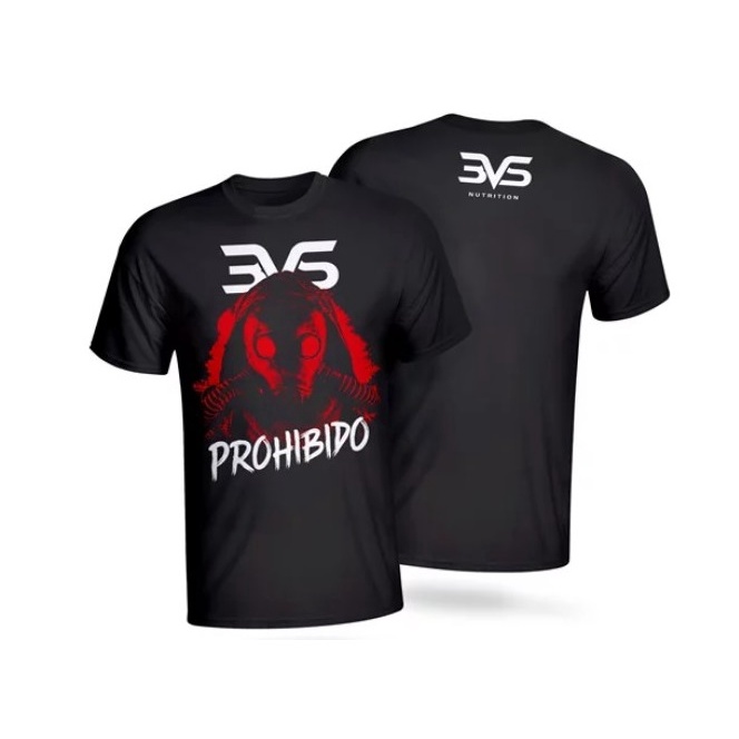 Camiseta Prohibido Preta - Tamanho: GG