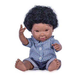 Boneco Coleção Down Menino Negro - Cotiplas