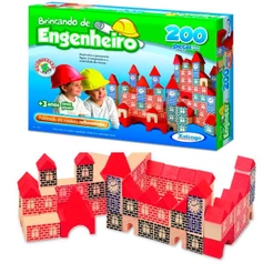 Brincando de Engenheiro 200 Peças - Xalingo