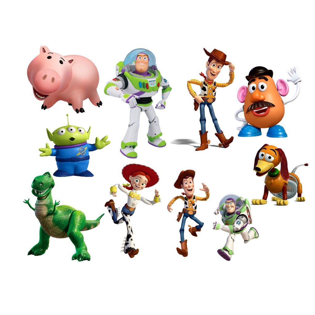 100 Apliques TOY STORY Toppers Tags Tubetes Docinhos Festa Enfeites para Aniversário em Oferta na Shopee