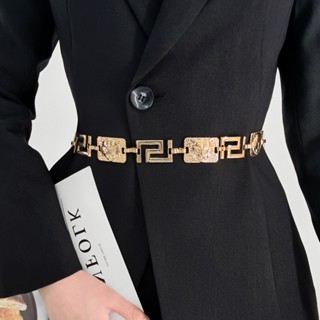 Cinto Femenino Corrente Dourado Blogueira Top Tigre