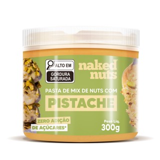 Pasta de Mix de Nuts com Pedaços de Pistache (300g) - Naked Nuts