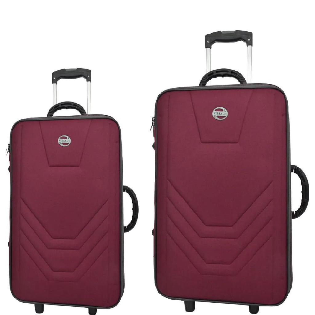 KIT 2 MALA DE VIAGEM 10kg e 23kg BORDO E MÉDIA  - VIAGEM VILLAGE ANAC
