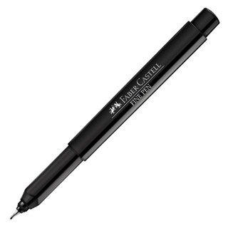 Caneta hidrográfica Fine Pen 0.4mm preto FPB/PRZF Faber-Castell