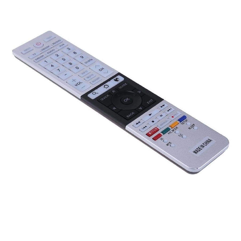 Controle Remoto Compatível Com Tv Lcd Toshiba Com Botões Netflix Youtube Google Play