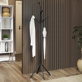 Cabideiro de Metal Preto Fosco Carraro