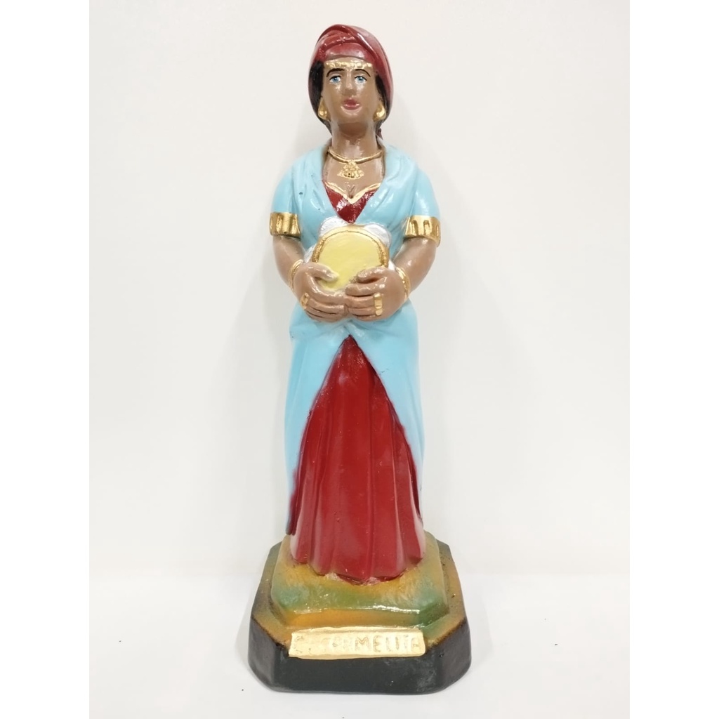 IMAGEM EM GESSO CIGANA CARMELITA 21 CM