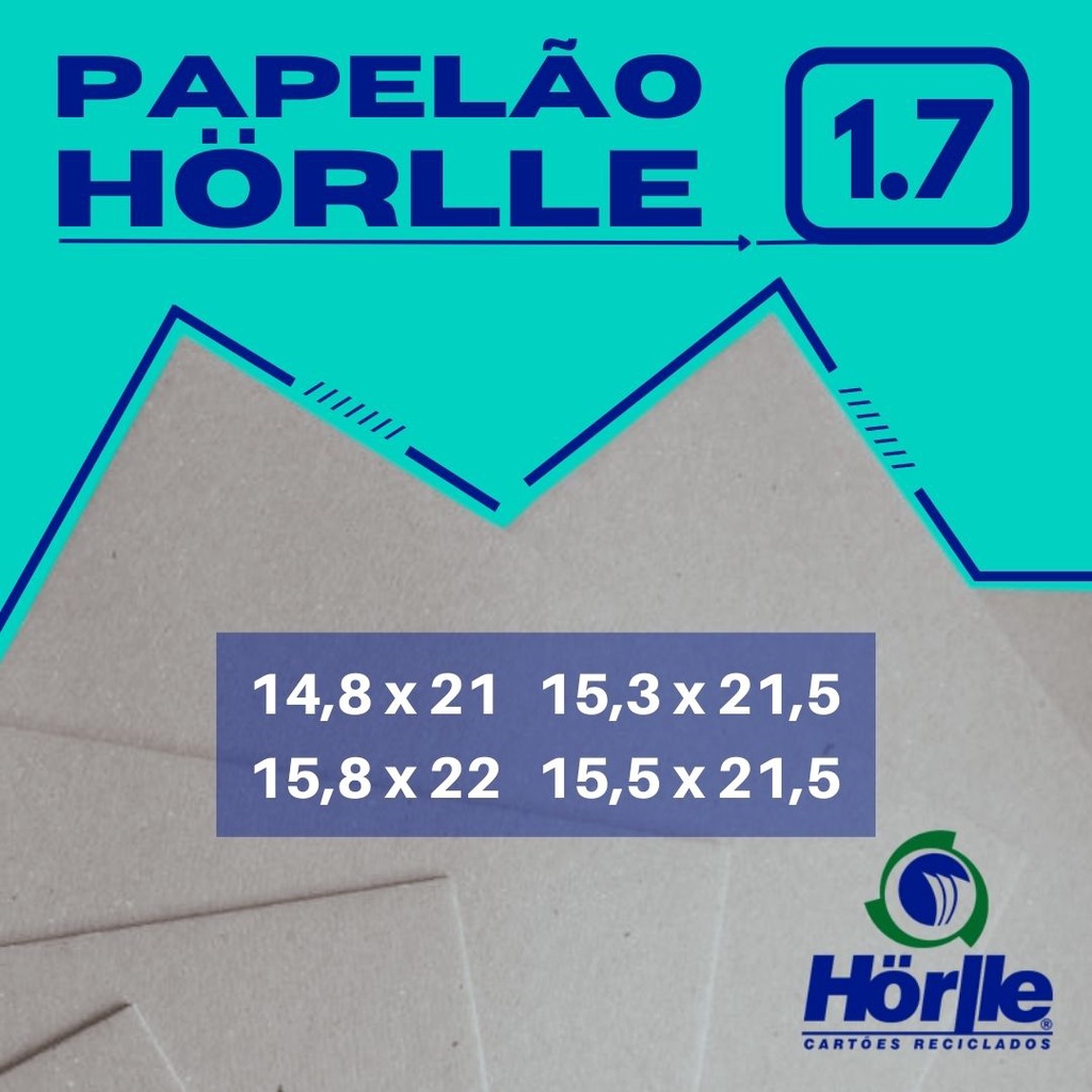Papelão Holler 1.7 mm c/ 40 Unid (entre 1.6 e 1.8mm) Cartão Cinza Horlle 1.7mm 1,7 1,7mm para Encadernação Capa Dura Medidas A5 14,8x21 15,5x21,5 15,3x21,5 15,8x22 16x22 Melhor que Papel Paraná Cartões