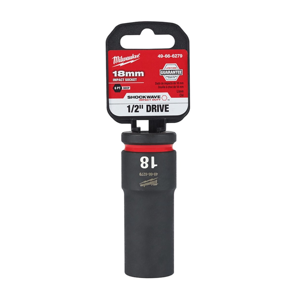 Soquete Impacto E 1/2" X 18mm X 78mm 49-66-6279 Milwaukee - Home & Living