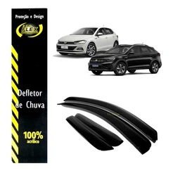 Super Defletor Calha de Chuva Nivus 2020 a 2023 4 Portas