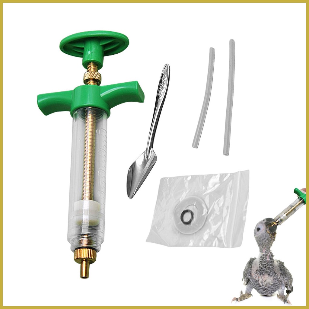 Kit De Injeção De Alimentação De Aves Bebês Com Mangueira Macia E Colheres Suprimentos Leves Pássaros Para gelat1br De Papagaios em Oferta na Shopee