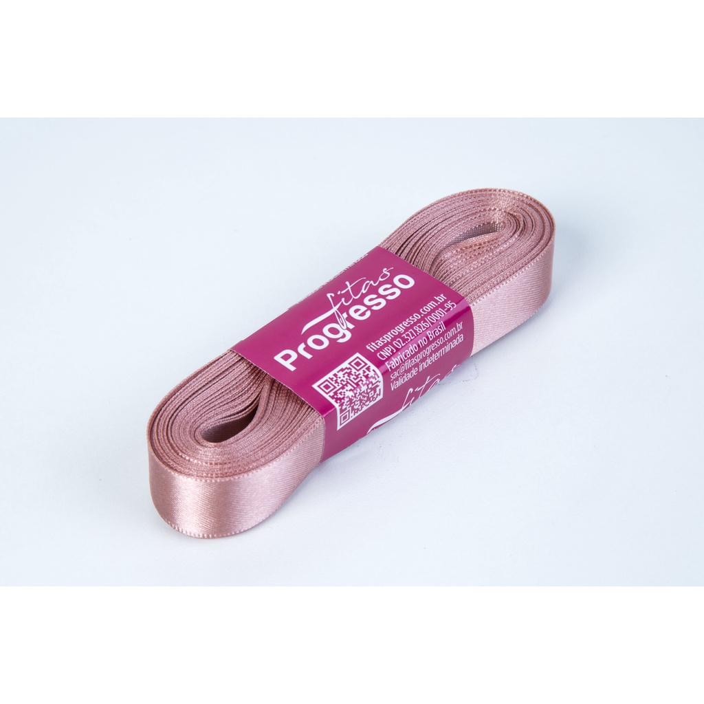 Fita de Cetim Rosa Velho Cor 1143 - 01 unidade - Progresso - Ultra Embalagens em Oferta na Shopee