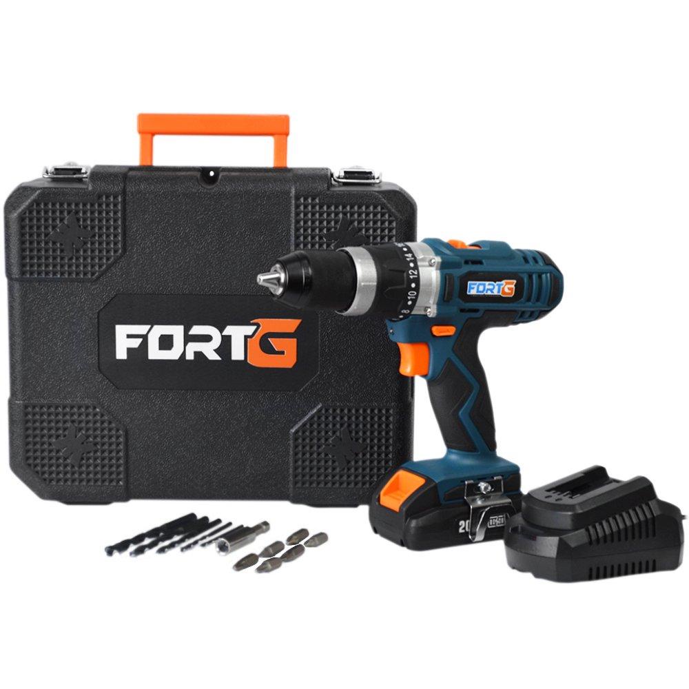 Parafusadeira Furadeira de Impacto a Bateria 20V Lítio 1/2 - FortG em Oferta na Shopee