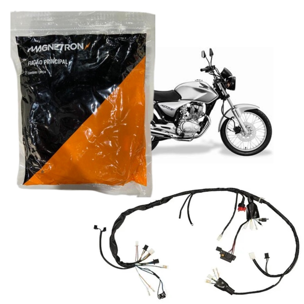 Chicote Principal Titan 150 Es/esd Ate 2008 Magnetron. em Oferta na Shopee