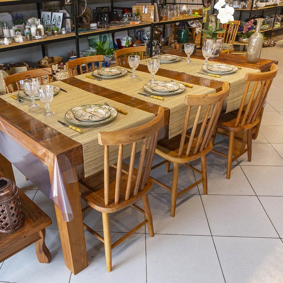 Passadeira para Mesa em Junco 1,00mt x 30cm Caminho Mesa