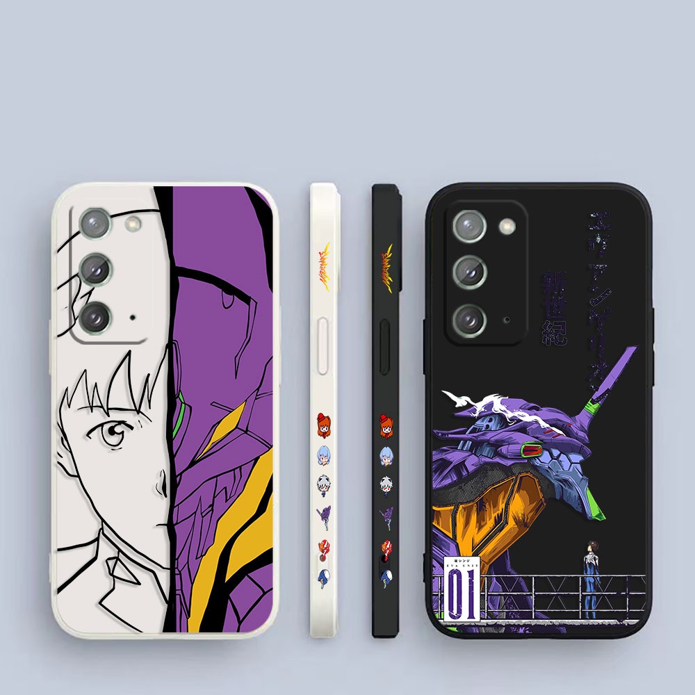 Desenho Neon Gênesis Evangelion Lado Estampado Capinha De Celular Para Samsung Galaxy Nota 20 10 9 8 J8 J7 J6 J5 J4 M62 M53 M52 M51 M33 M31 M30 M21 M20 M10 S Ultra Plus Lite Prime 5G