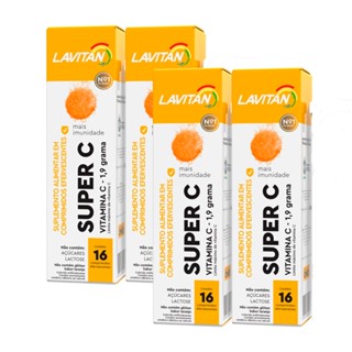 Suplemento Lavitan Super C Efervescente 16 Comprimidos 4CX