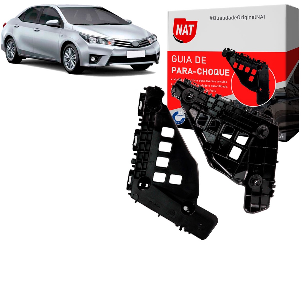 Suporte Guia Parachoque Corolla 2015 Até 2019 Dianteiro em Oferta na Shopee