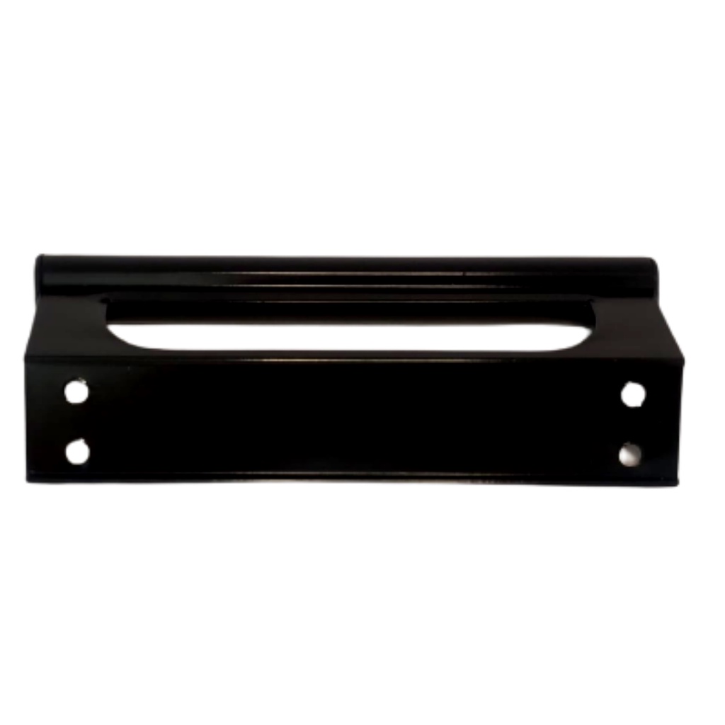 Par Puxador de Aluminio Buzio Porta Portao Preto 145mm - **Kit 02 Pçs** — imagem 2 de 2