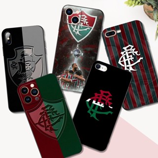 Capa Traseira Do iphone 13 mini 13 Pro Max Phone Back Cover Silicone Macio Preto Fluminense Football Club crest