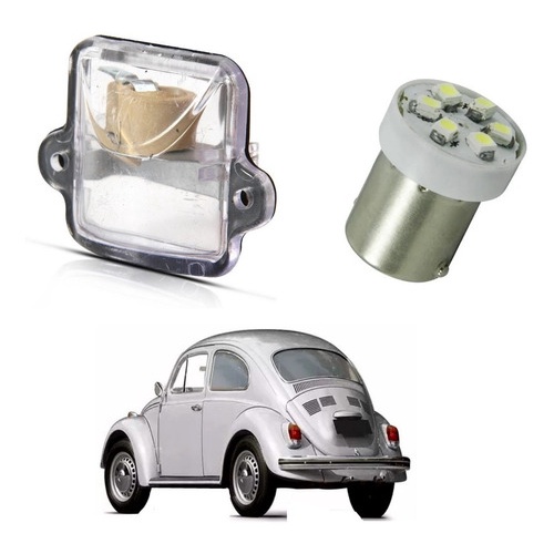 Lanterna Placa + Lampada Led Fusca em Oferta na Shopee