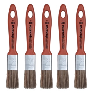 Pincel 1 POL Série 400 Laranja 5 Unidades CASTOR em Oferta na Shopee