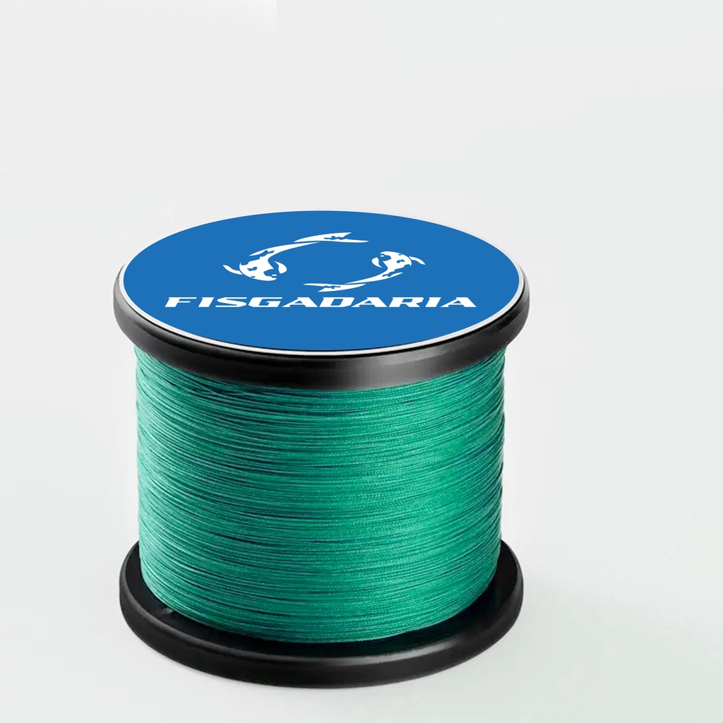 Linha De Pesca Multifilamento X4 500 Metros 0,33MM VERDE Fisgadaria — imagem 2 de 2