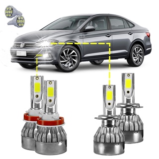 Kit Ultra Led Volkswagen Virtus 2017 a 2023 20000lm 6500k em Oferta na Shopee