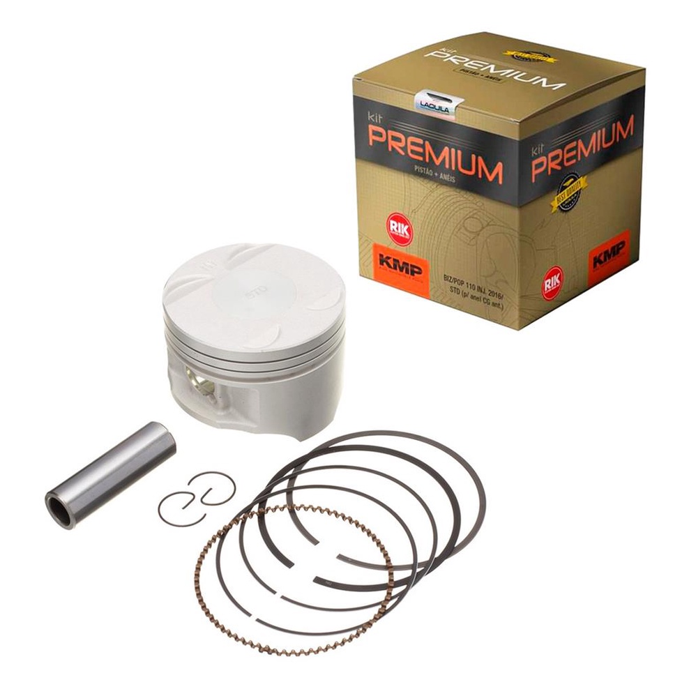 Kit Pistao Aneis Rik Cbx Nx Xr 200 3mm Modelo Original em Oferta na Shopee