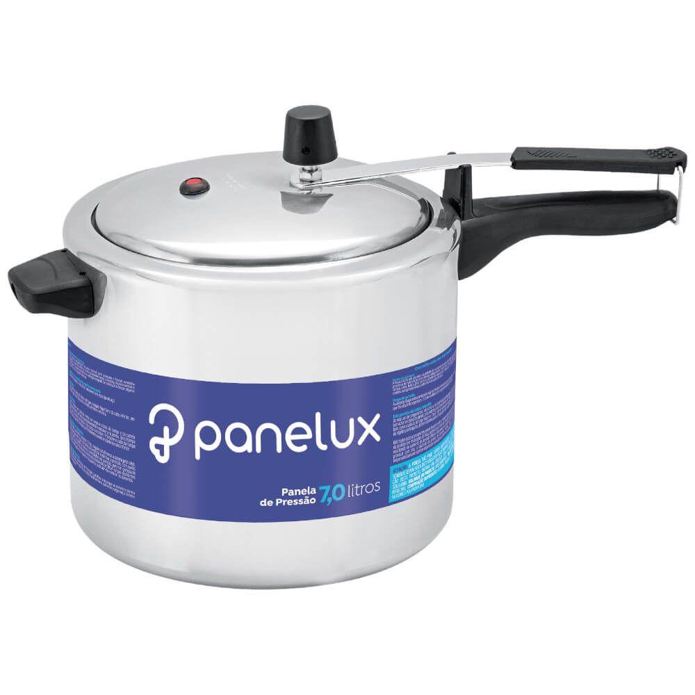 Panela de Pressão Panelux 1036 Polida 7 Litros Antiaderente - Home Appliances