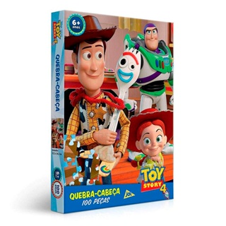 Quebra Cabeça Encapado Toy Story 4 100 Peças - Toyster em Oferta na Shopee