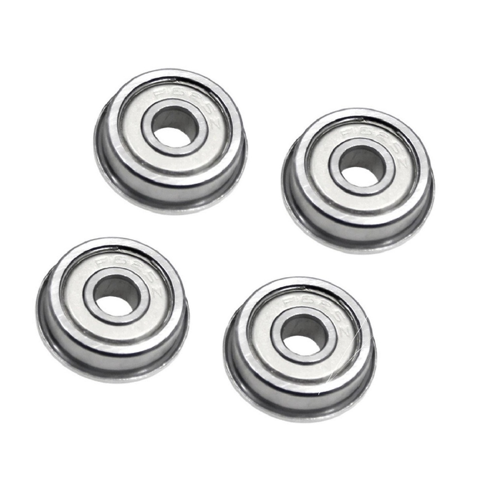 KIT 4 Rolamentos F625zz Com Flange 5x16(18)x5mm Micro F625 Aço Carbono Para Impressora 3D CNC Laser Robotica Automação