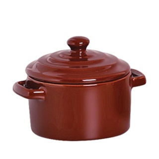 Mini Caçarola Cerâmica Marrom Esmaltada 250ml Moderna Panelinha Para Festa Buffet Servir em Oferta na Shopee