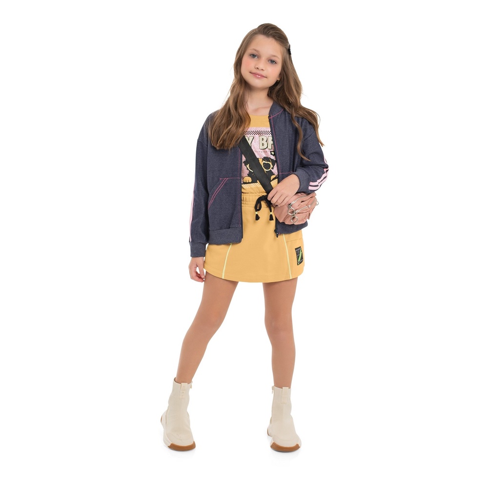 Jaqueta Moletom Infantil Gloss