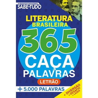 Almanaque Passatempos SabeTudo 365 Caça-Palavras | Literatura Brasileira em Oferta na Shopee