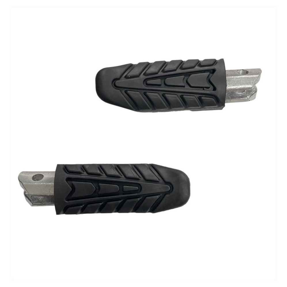 Par Pedaleira Traseira Moto Titan 160 Cb Twister Preta em Oferta na Shopee