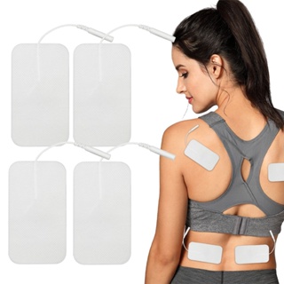 20Pcs 5x9cm Tens Fisioterapia Almofadas Adesivas De Eletrodos Massajadores Autoadesivos Reutilizáveis Para Máquina De Dezenas em Oferta na Shopee