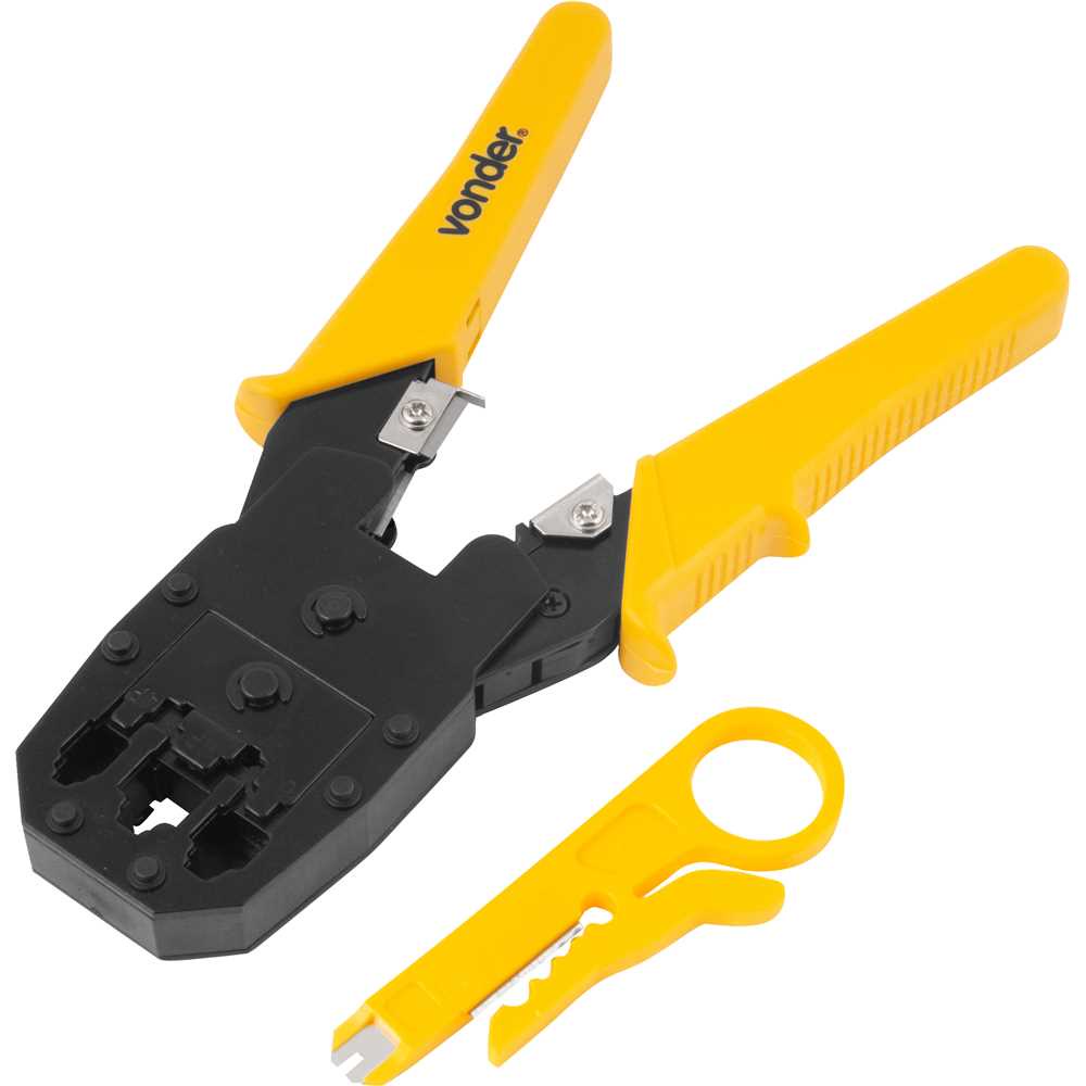 Alicate Crimpador RJ11/RJ12/RJ45 3 Em 1 Vonder