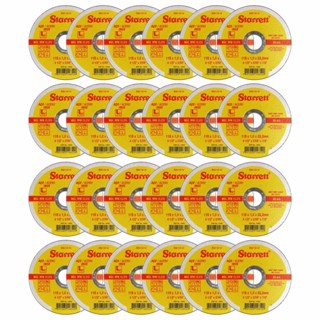 Kit 24 Discos de Corte Starrett 115mm Extra Fino Inox 4.1/2 x 1mm Starret Esmerilhadeira em Oferta na Shopee