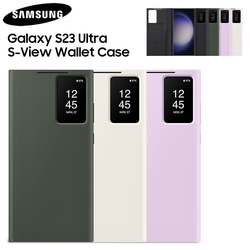 Capa Original Samsung Smart Clear S-View Para Galaxy S23Ultra 5G S23 Ultra 5G Inteligente