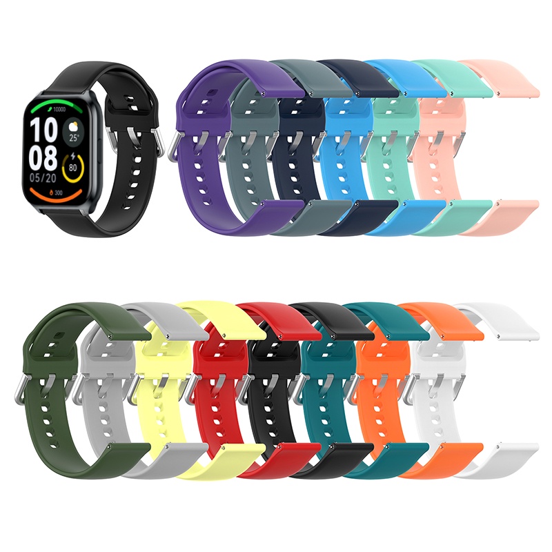 Banda De Silicone Para Relógio Haylou Smart Watch 2 Pro LS02 WatchBand Pulseira De Substituição Da Macia